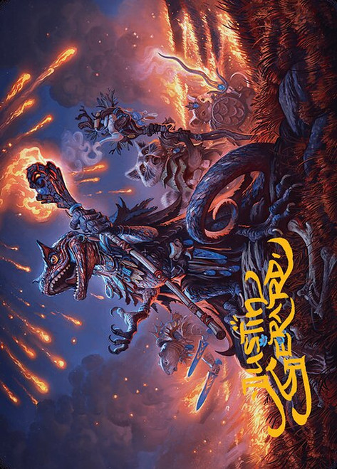 Valley Flamecaller // Valley Flamecaller (ABLB) (Borderless) (#21)