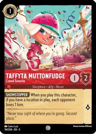 Taffyta Muttonfudge - Crowd Favorite (5) (Cold Foil) (#114/204)