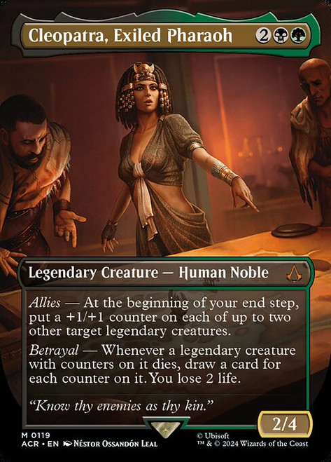 Cleopatra, Exiled Pharaoh (ACR) (Borderless) (#119)