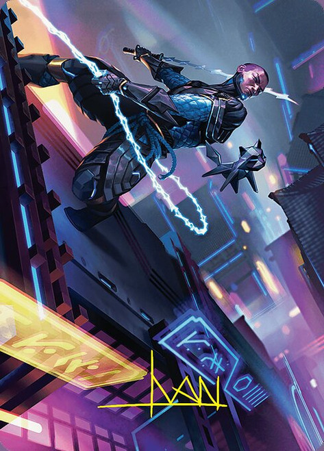 Kaito, Cunning Infiltrator // Kaito, Cunning Infiltrator (AFDN) (Borderless) (#51)