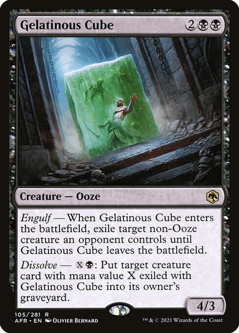 Gelatinous Cube (AFR) (Foil) (#105)