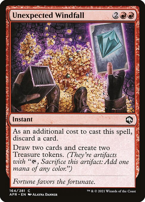 Unexpected Windfall (AFR) (Foil) (#164)