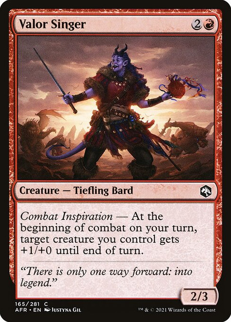 Valor Singer (AFR) (Foil) (#165)