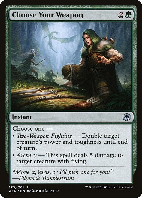 Choose Your Weapon (AFR) (Foil) (#175)