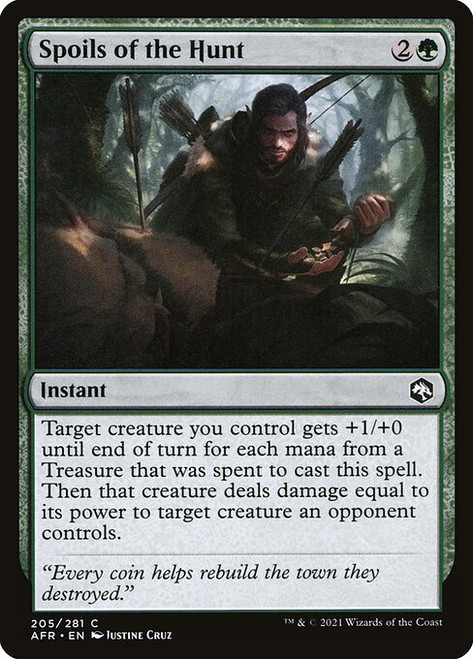 Spoils of the Hunt (AFR) (Foil) (#205)
