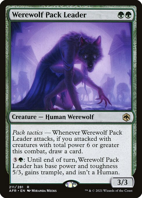 Werewolf Pack Leader (AFR) (Foil) (#211)
