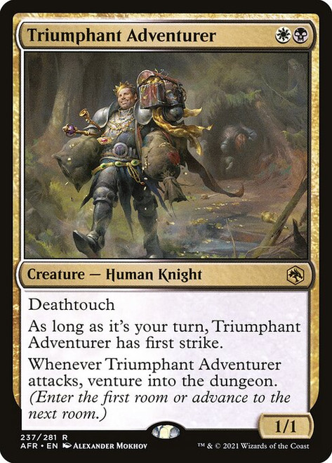Triumphant Adventurer (AFR) (Foil) (#237)