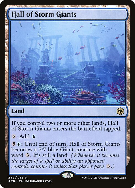 Hall of Storm Giants (AFR) (Foil) (#257)