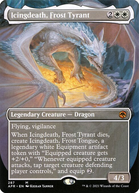 Icingdeath, Frost Tyrant (AFR) (Foil) (Borderless) (#287)
