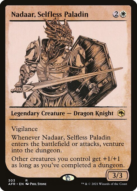 Nadaar, Selfless Paladin (AFR) (Foil) (Showcase) (#303)