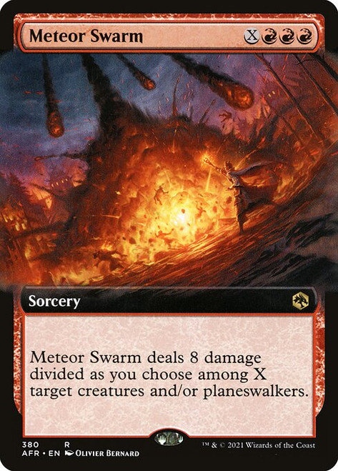 Meteor Swarm (AFR) (Foil) (Extended Art) (#380)