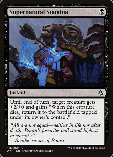 Supernatural Stamina (AKH) (Foil) (#111)