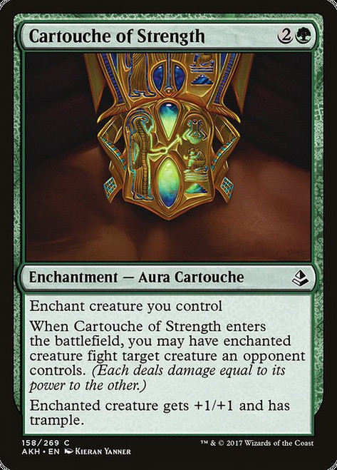 Cartouche of Strength (AKH) (Foil) (#158)