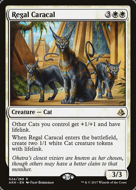 Regal Caracal (AKH) (Foil) (#24)