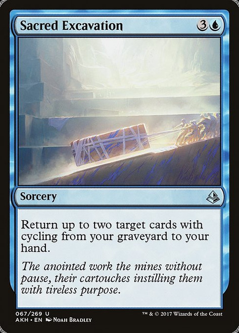 Sacred Excavation (AKH) (Foil) (#67)