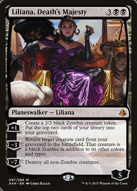 Liliana, Death's Majesty (AKH) (Foil) (#97)