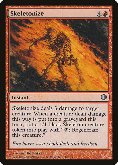 Skeletonize (ALA) (Foil) (#114)