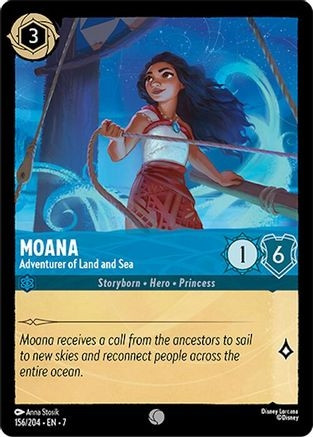 Moana - Adventurer of Land and Sea (7) (#156/204)