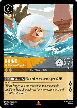 Rhino - Motivational Speaker (7) (Cold Foil) (#1/204)