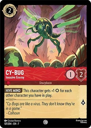 Cy-Bug - Invasive Enemy (7) (Cold Foil) (#127/204)