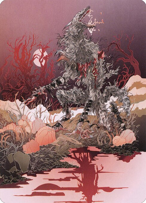 Arlinn, the Moon's Fury // Arlinn, the Moon's Fury (AMID) (Foil) (Borderless) (#4)