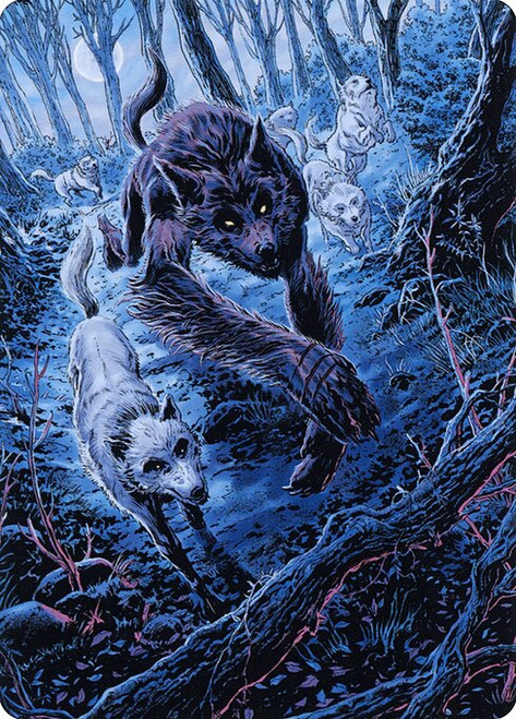 Untamed Pup // Untamed Pup (AMID) (Foil) (Borderless) (#77)