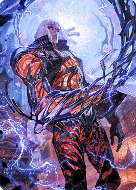 Tezzeret, Betrayer of Flesh // Tezzeret, Betrayer of Flesh (ANEO) (Foil) (Borderless) (#54)