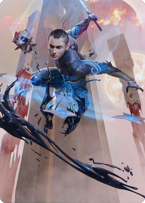 Kaito, Dancing Shadow // Kaito, Dancing Shadow (AONE) (Foil) (Borderless) (#48)