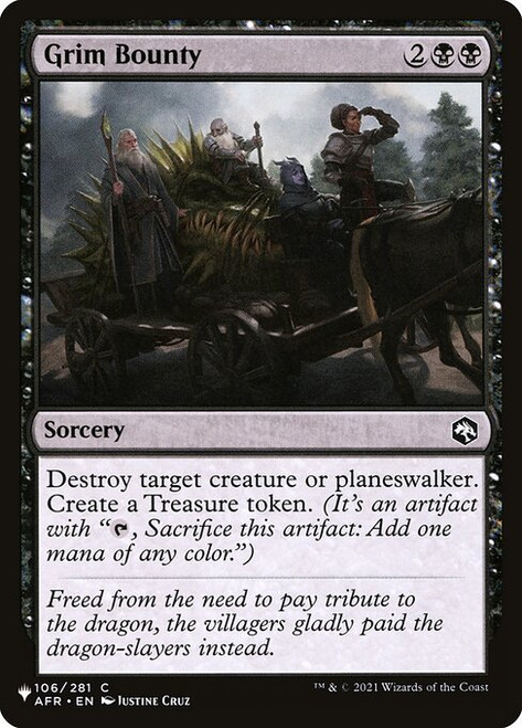 Grim Bounty (PLST) (#AFR-106)