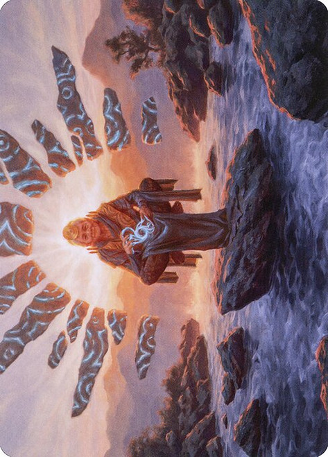 Jadzi, Oracle of Arcavios // Jadzi, Oracle of Arcavios (ASTX) (Borderless) (#28)