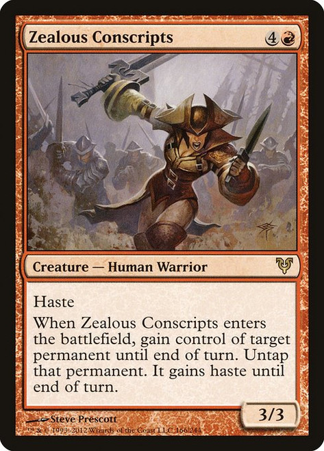 Zealous Conscripts (AVR) (Foil) (#166)