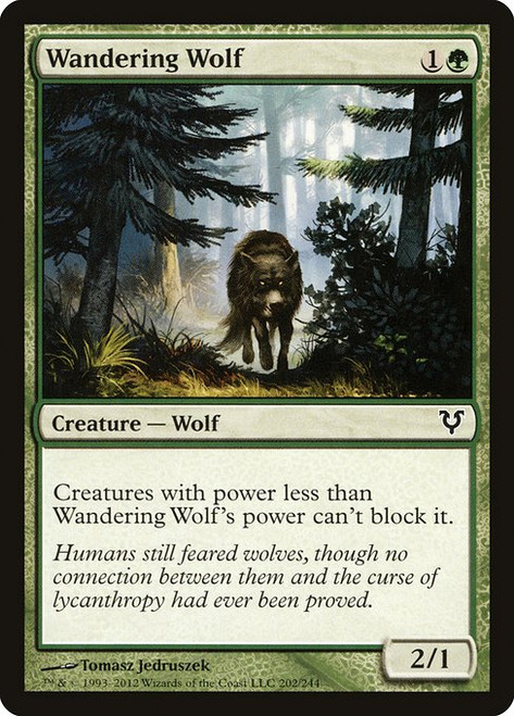 Wandering Wolf (AVR) (Foil) (#202)