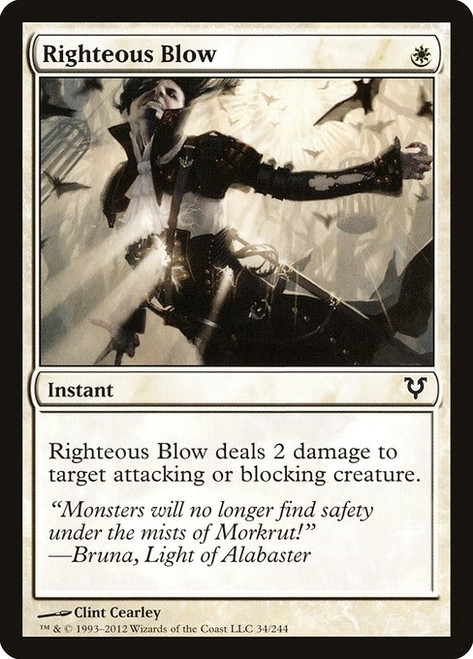 Righteous Blow (AVR) (Foil) (#34)