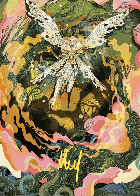 Greater Auramancy // Greater Auramancy (AWOE) (Foil) (Borderless) (#61)