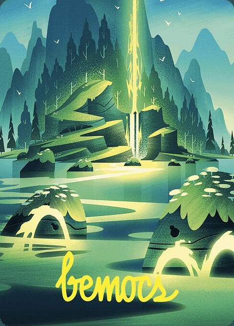 Leyline of Abundance // Leyline of Abundance (AWOE) (Foil) (Borderless) (#73)