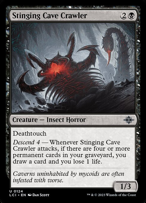 Stinging Cave Crawler (LCI) (Foil) (#124)