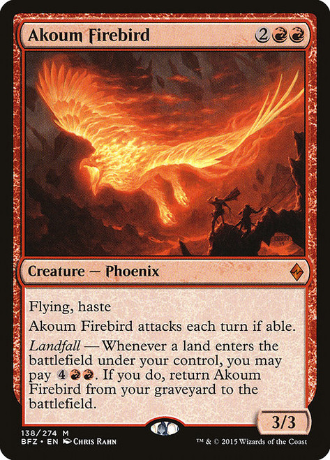 Akoum Firebird (BFZ) (#138)