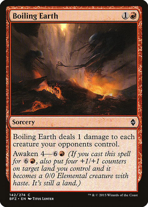 Boiling Earth (BFZ) (Foil) (#142)