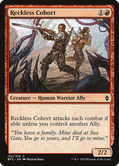 Reckless Cohort (BFZ) (Foil) (#152)