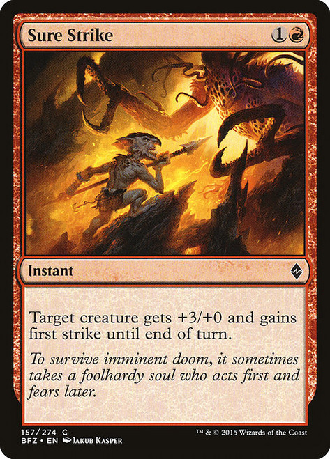 Sure Strike (BFZ) (Foil) (#157)