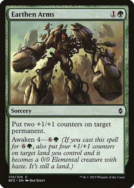 Earthen Arms (BFZ) (Foil) (#172)