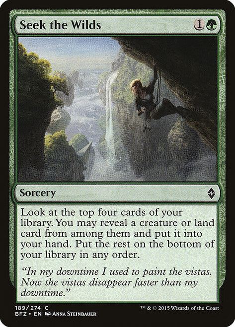 Seek the Wilds (BFZ) (Foil) (#189)