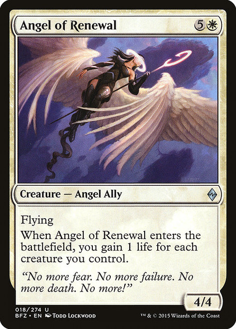 Angel of Renewal (BFZ) (#18)