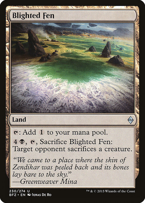 Blighted Fen (BFZ) (#230)