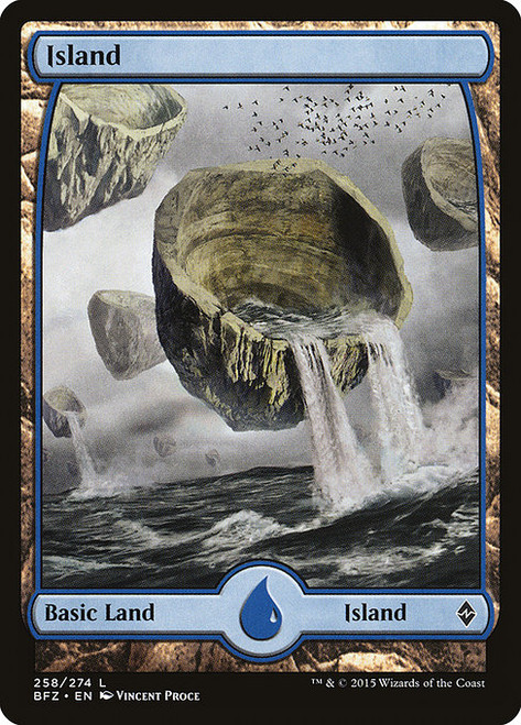 Island (BFZ) (Foil) (Full Art) (#258)