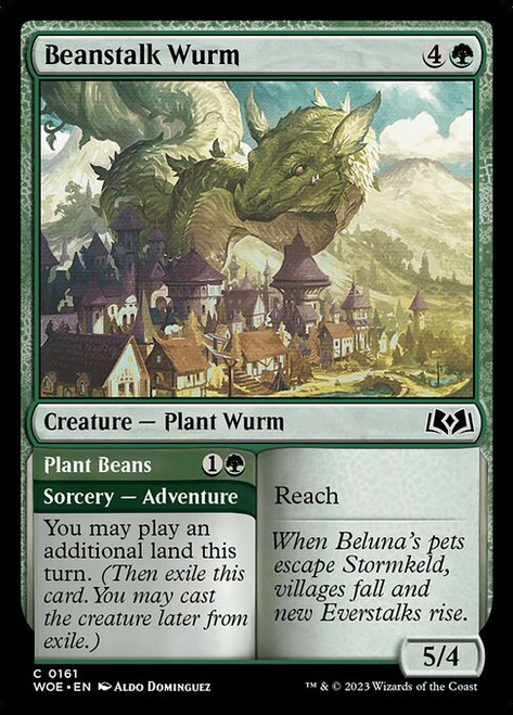 Beanstalk Wurm // Plant Beans (WOE) (Foil) (#161)