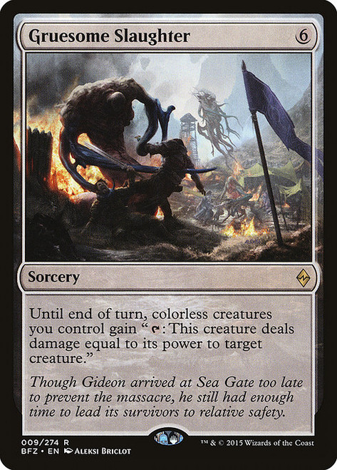 Gruesome Slaughter (BFZ) (Foil) (#9)