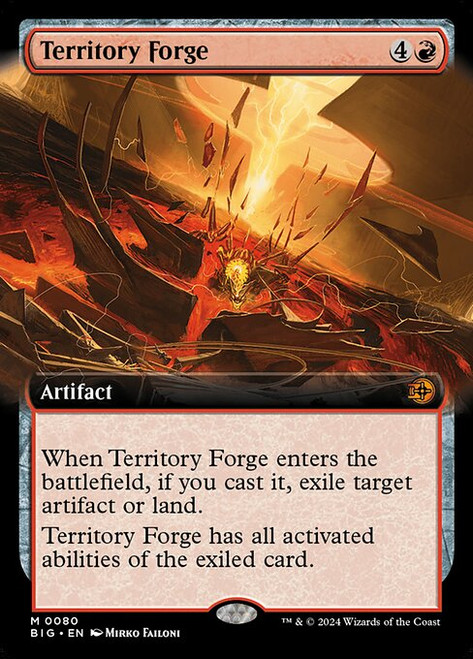 Territory Forge (BIG) (Foil) (Extended Art) (#80)