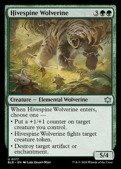 Hivespine Wolverine (BLB) (#177)