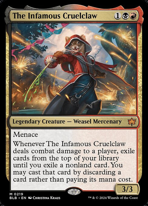 The Infamous Cruelclaw (BLB) (Foil) (#219)